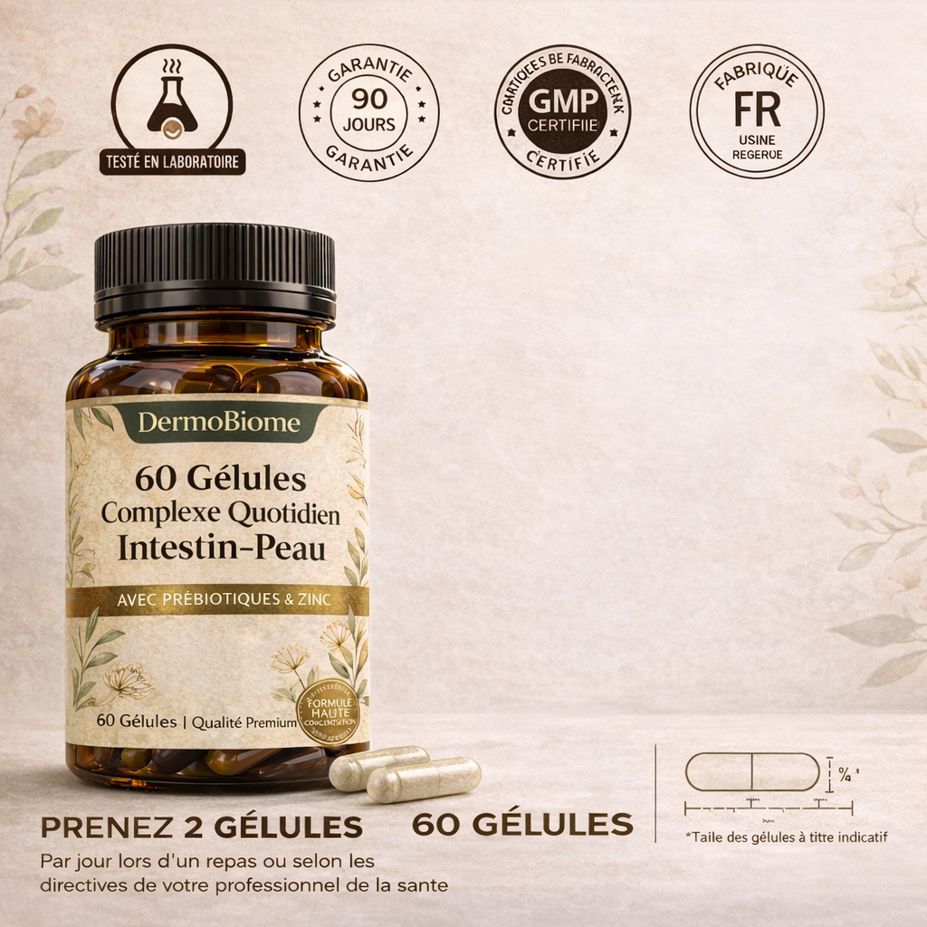 DermoBiome™ | Complexe Microbiome Intestinal & Peau