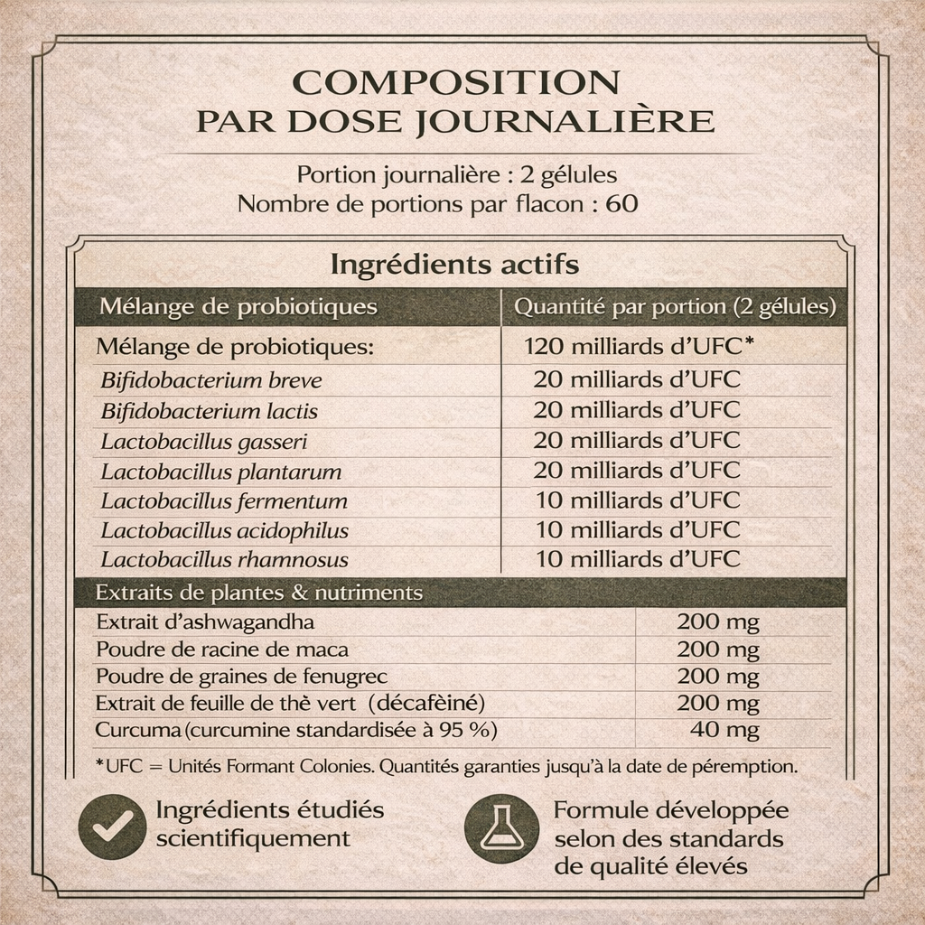 DermoBiome™ | Complexe Microbiome Intestinal & Peau