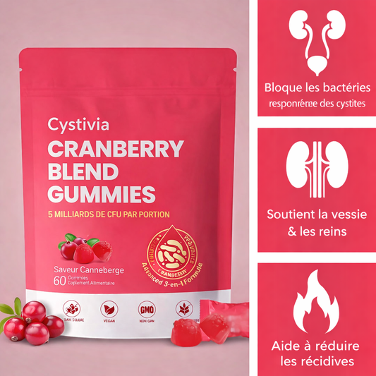 Gummies à la Canneberge | Défense Urinaire & Rénale